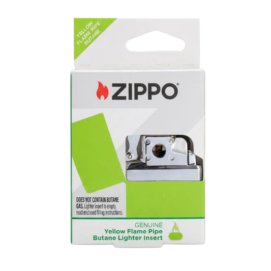 Zippo Yellow Flame Pipe Butane Insert on white background