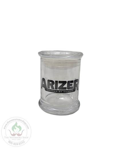 Arizer Pop Top Glass Jar-storage-The Wee Smoke Shop