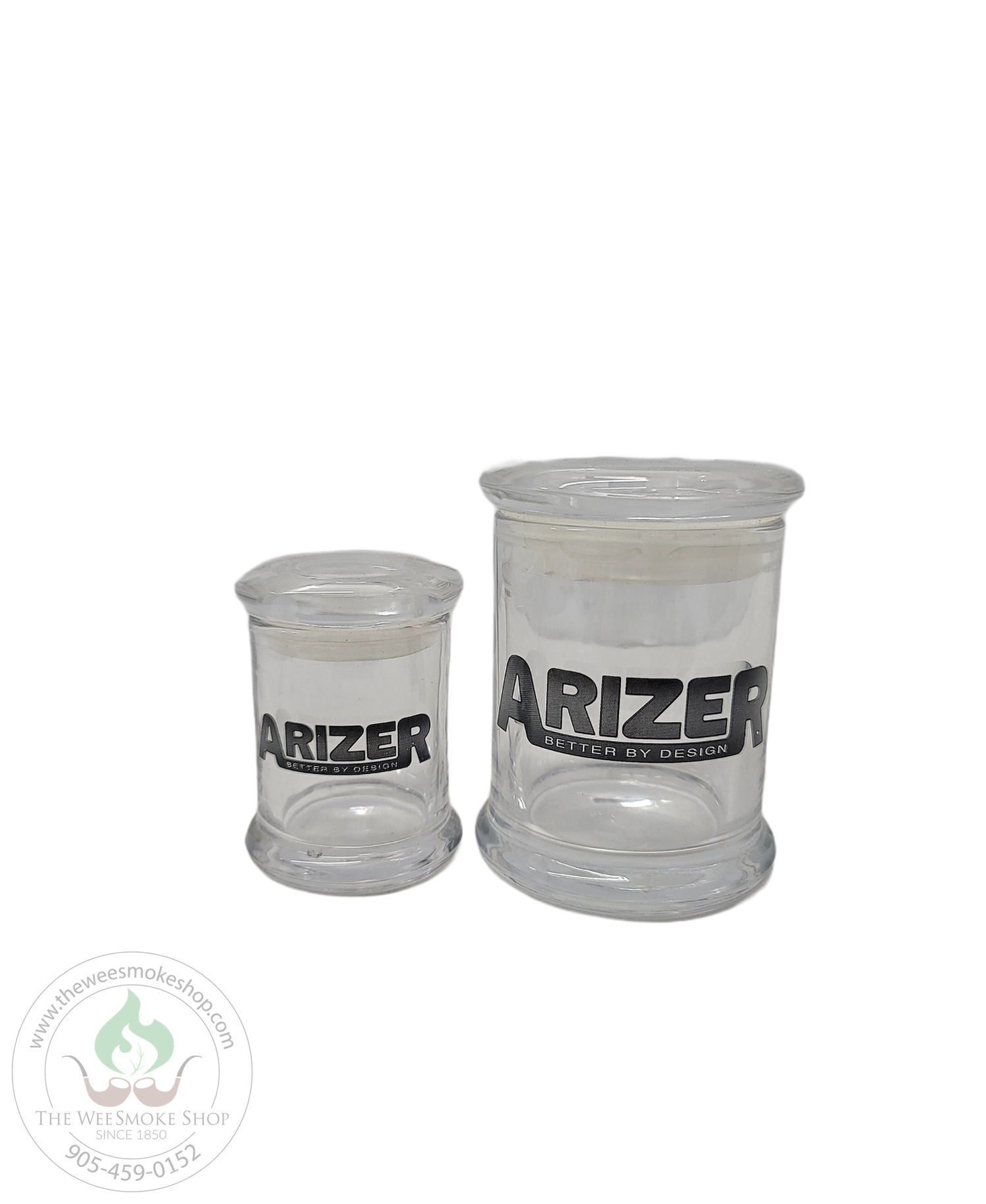 Arizer Pop Top Glass Jar-storage-The Wee Smoke Shop
