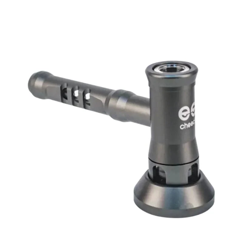 Cheech Glass & Metal Hammer Bubbler-Grey-The Wee Smoke Shop