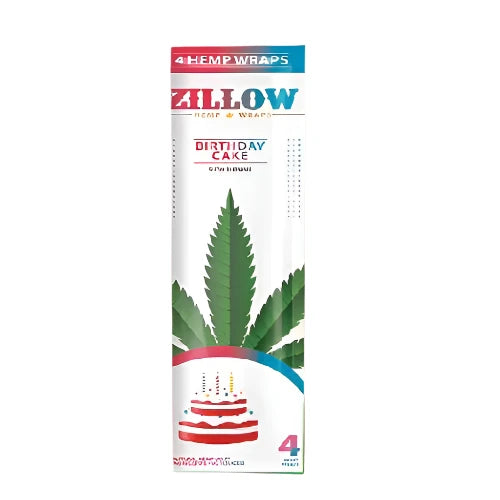 Hemp Wraps Zillow - Birthday Cake - The Wee Smoke Shop