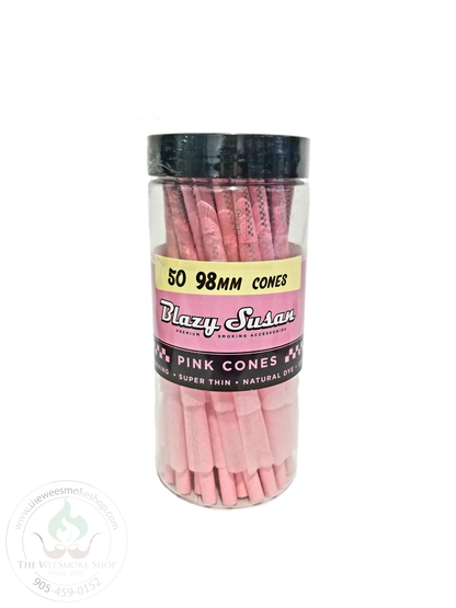 Blazy Susan Pink Cones-rolling papers-The Wee Smoke Shop