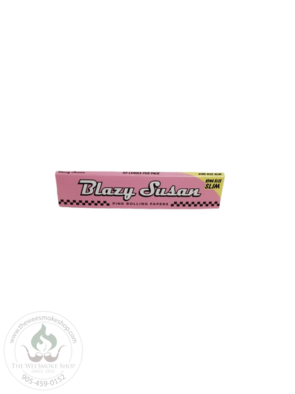 Blazy Susan Pink Rolling Papers-rolling papers. In King size