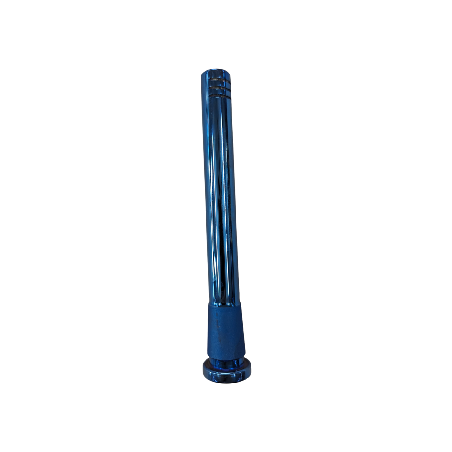 Cheech Electroplated Downstem 4-4.5” Blue - Bong accessories The Wee Smoke Shop 