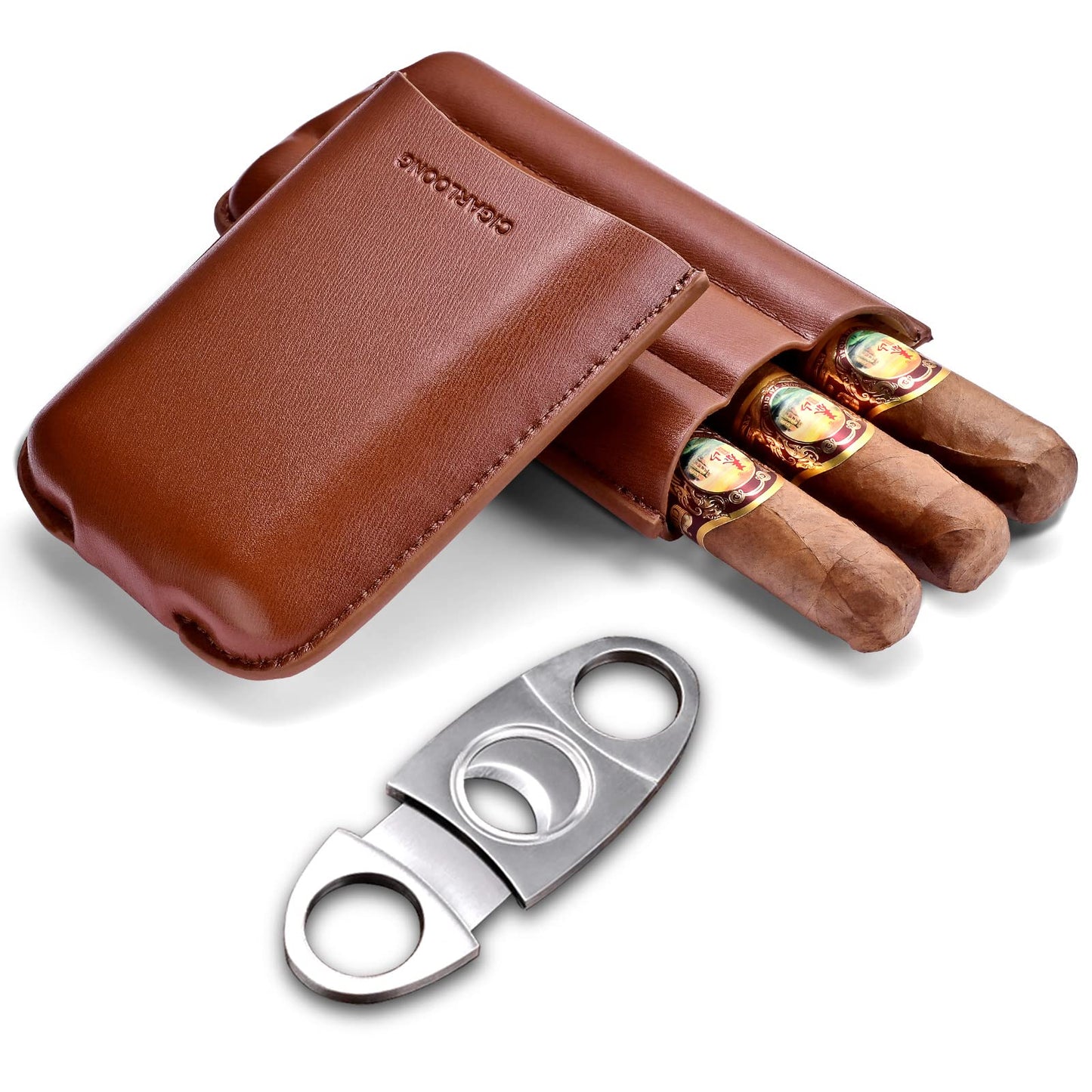 Cigar Holder + Cutter - cigar accessories - The Wee Smoke Shop