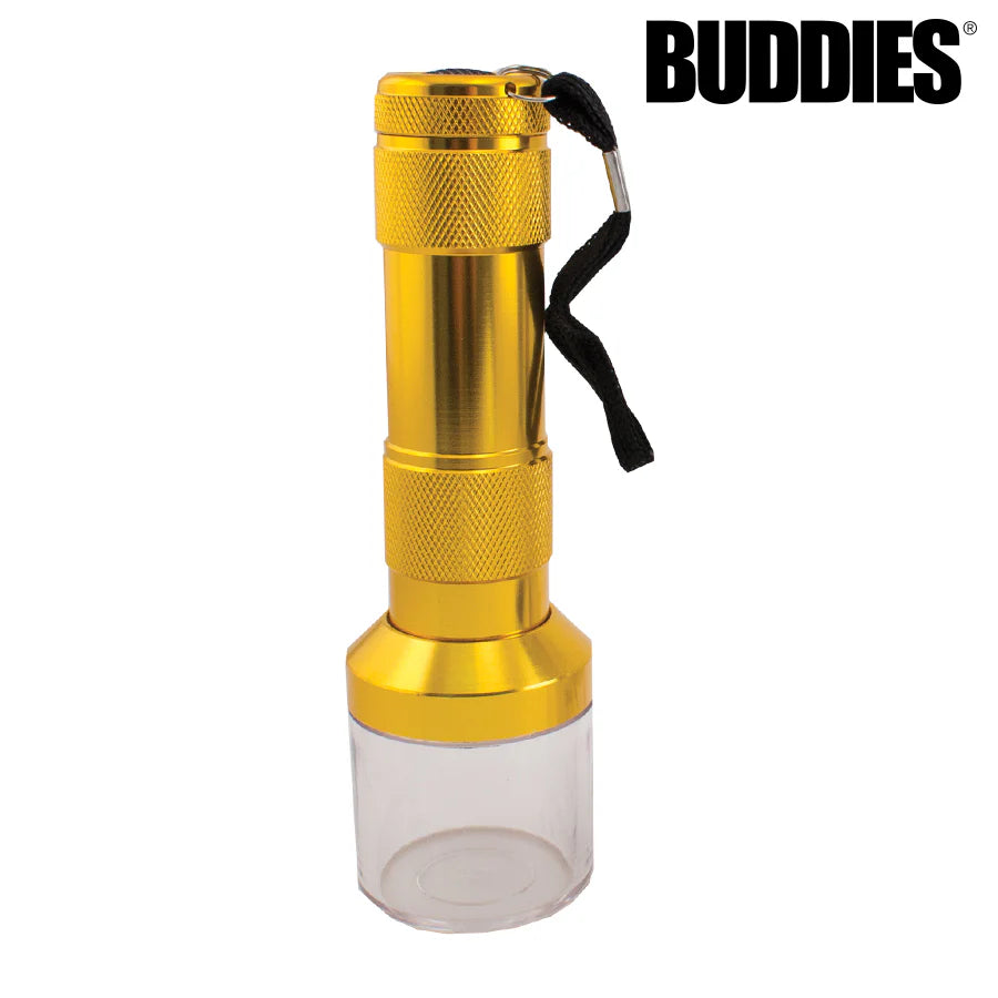 Buddies Aluminum Gold -Grinder-The Wee Smoke Shop