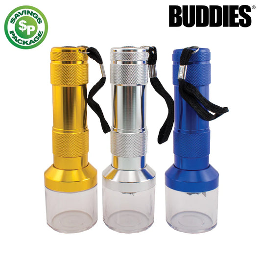 Buddies Aluminum Handheld Chopper-Grinder-The Wee Smoke Shop