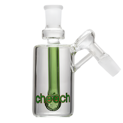 Cheech 14mm Barrel Perc Ash Catcher (45°) - Green - The Wee Smoke Shop