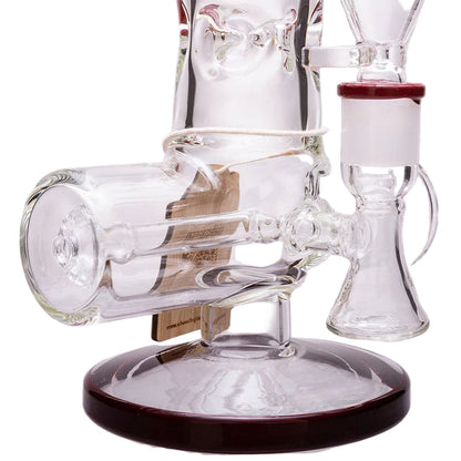 Cheech Glass 7mm Inline Bong (CH-150) - Pink - The Wee Smoke Shop 