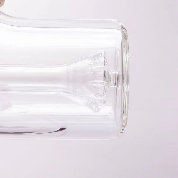 Cheech Glass 7mm Inline Bong (CH-150) - Pink - The Wee Smoke Shop 