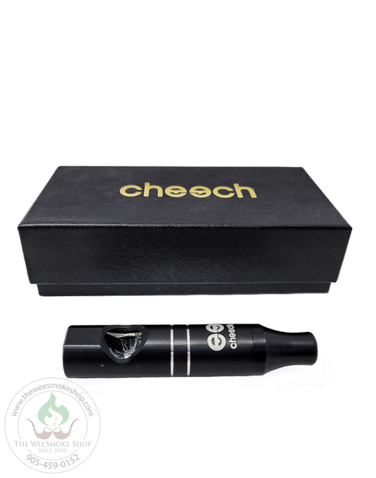 Cheech Glass & Metal Bullet Hand Pipe (4")-Pipe-The Wee Smoke Shop