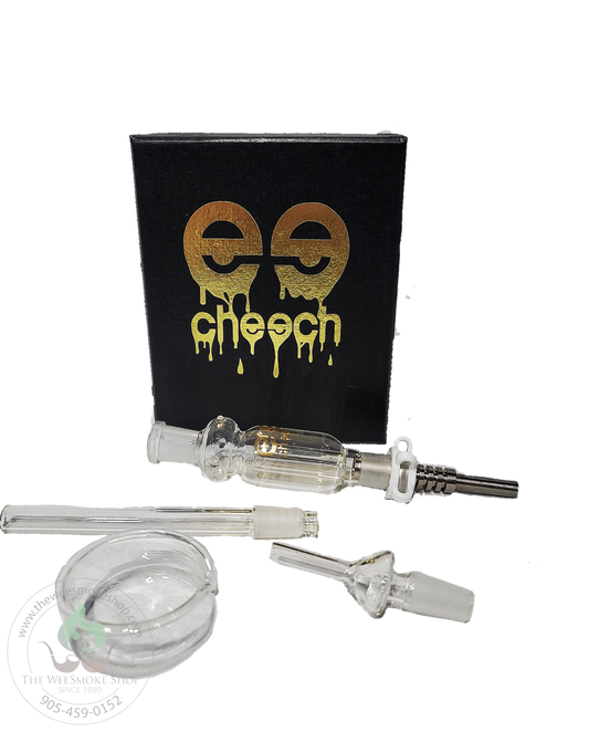 Cheech Glass Nectar Collector Kit w/clip-Dab Rig-The Wee Smoke Shop