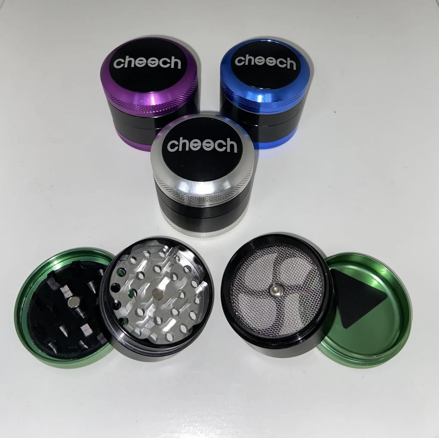 Cheech 4-Part Metal Grinder-Grinder-The Wee Smoke Shop