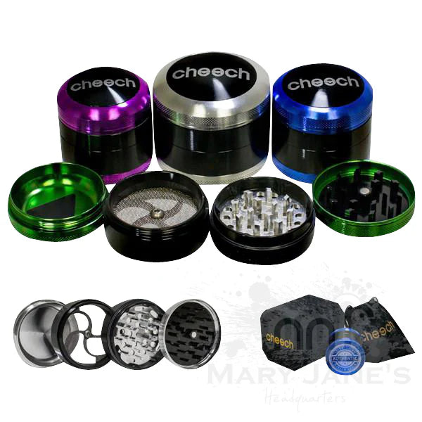 Cheech 4-Part Metal Grinder-Grinder-The Wee Smoke Shop