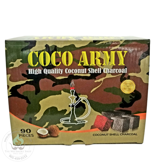 Coco Army Coals (90pc)-Hookah accessories-The Wee Smoke Shop