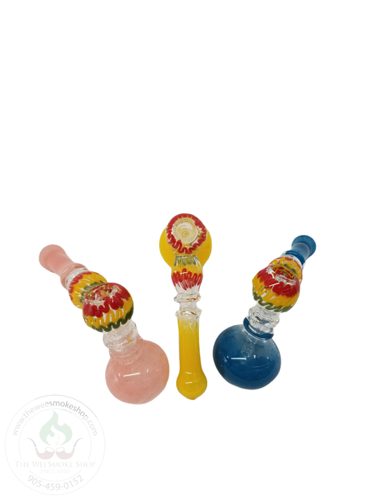 Colourful Bubbler Pipe-Pipe-The Wee Smoke Shop