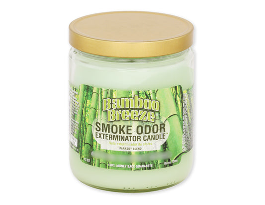 Smoke Odor Exterminator Candle - Bamboo Breeze