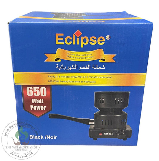Eclipse 650W Charcoal Burner - Black - The Wee Smoke Shop