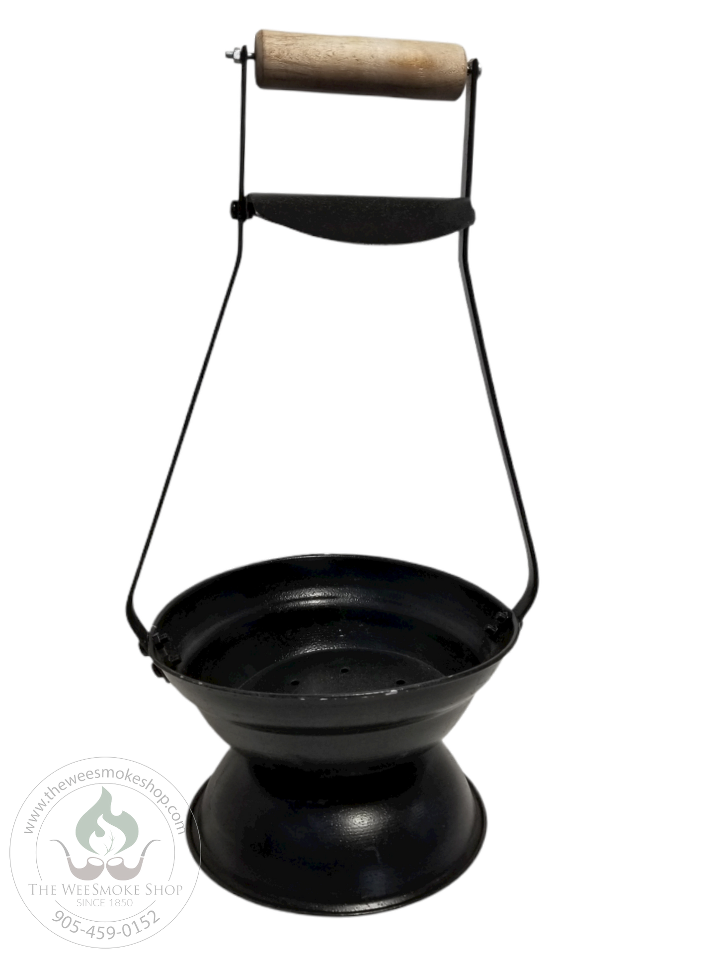 Black Egyptian Charcoal Holder-Hookah accessories-The Wee Smoke Shop