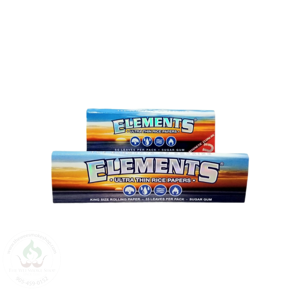 Elements Rolling Papers-rolling papers-The Wee Smoke Shop