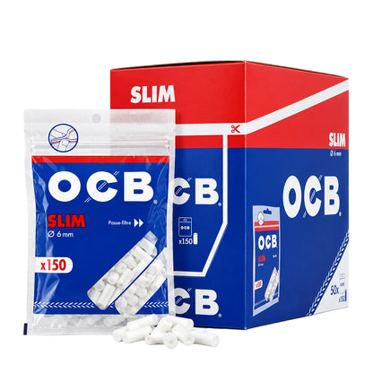 OCB Slim Cotton Filters-roll your own-The Wee Smoke Shop