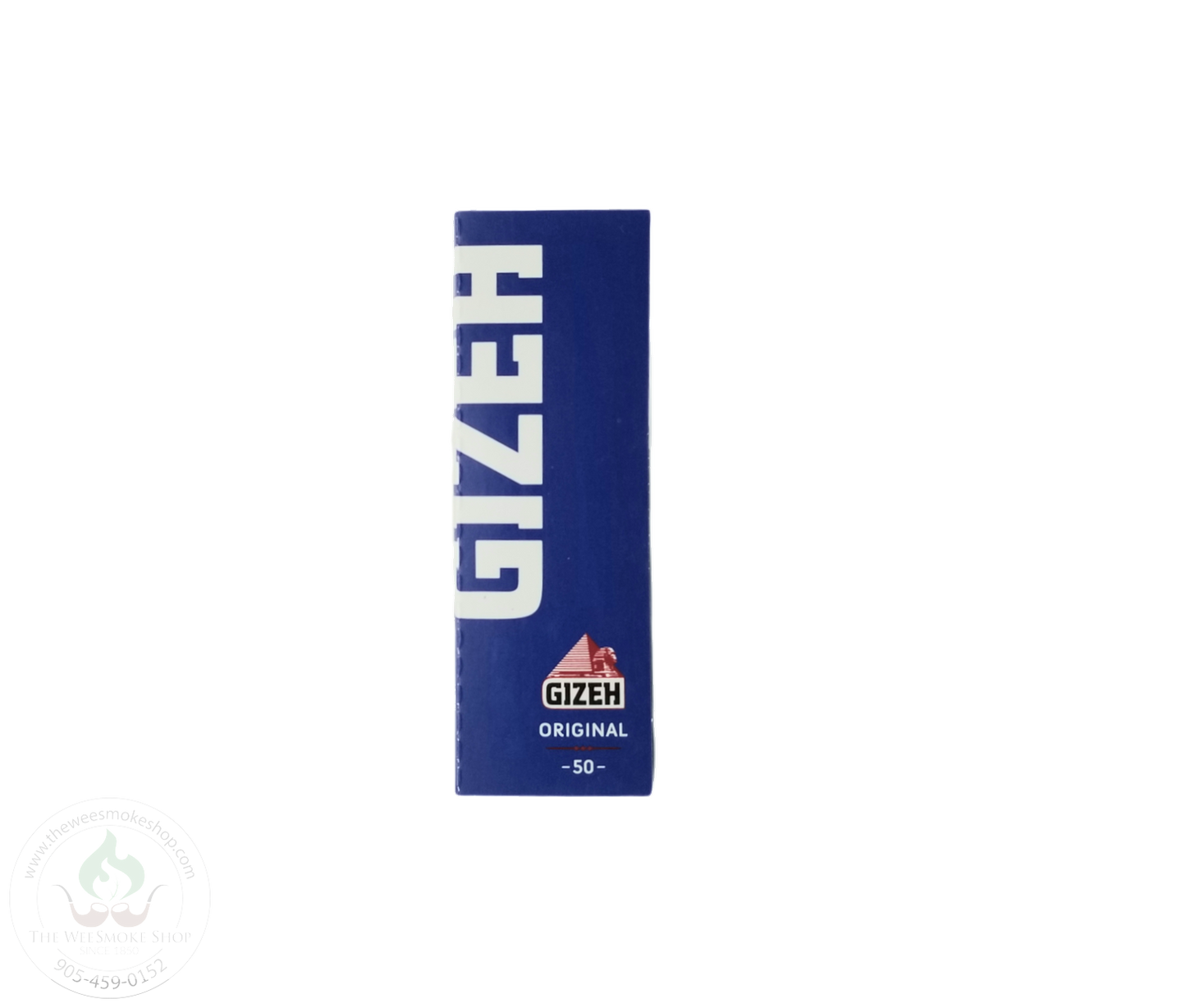 Gizeh Original Rolling Papers, Blue Pack-1 1/4. 50 papers per pack. The Wee Smoke Shop