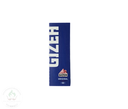 Gizeh Original Rolling Papers, Blue Pack-1 1/4. 50 papers per pack. The Wee Smoke Shop