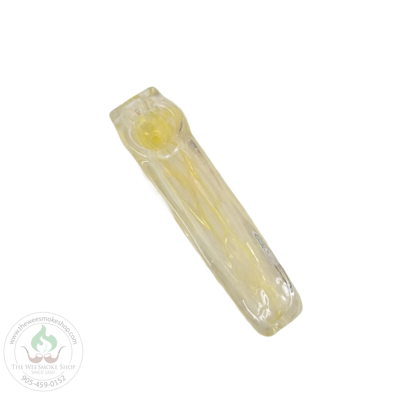 Gold Fumed Glass Hand Pipe-Pipe-The Wee Smoke Shop