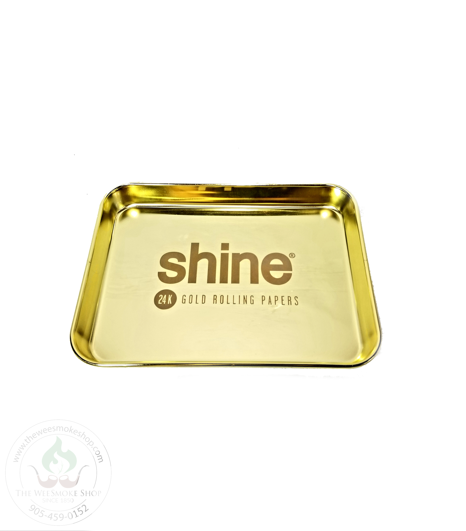 Gold Shine Tray-rolling tray-The Wee Smoke Shop