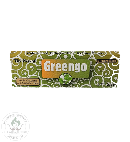 Greengo Rolling Papers. Natural. 1 1/4 Size. The Wee Smoke Shop