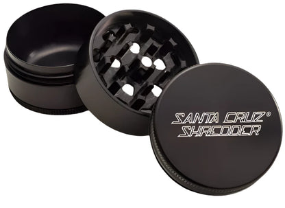 Santa Cruz Shredder 1 5/8" 3-Piece Metal Grinder - Black - The Wee Smoke Shop