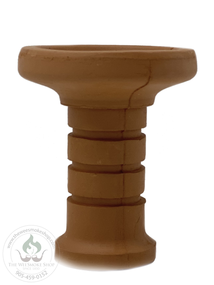 Hk Bowl Light Clay Funnel-Hookah accessories-The Wee Smoke Shop