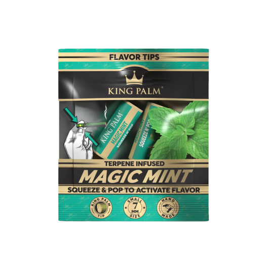 King Palm Flavoured Tips - Magic Mint (2) - The Wee Smoke Shop