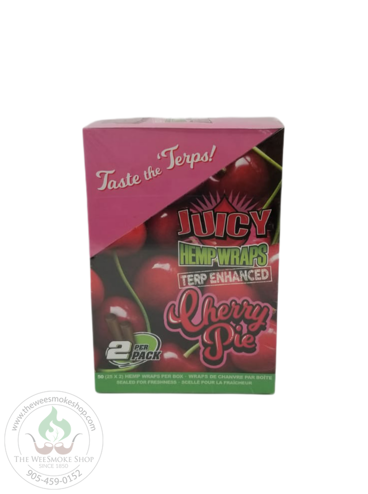 Hemp Wraps Juicy Jay Terp Enhanced - Cherry Pie