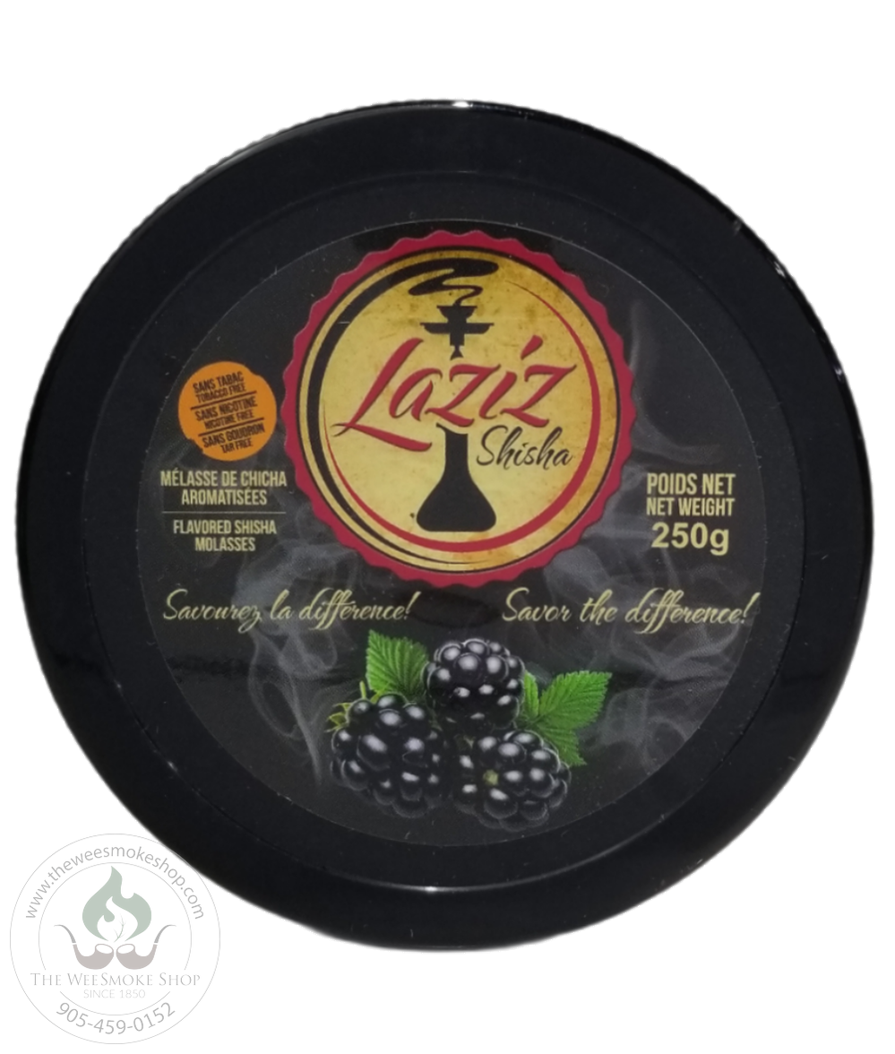 Blackberry Mint Laziz Herbal Molasses (250g)-Hookah accessories-The Wee Smoke Shop