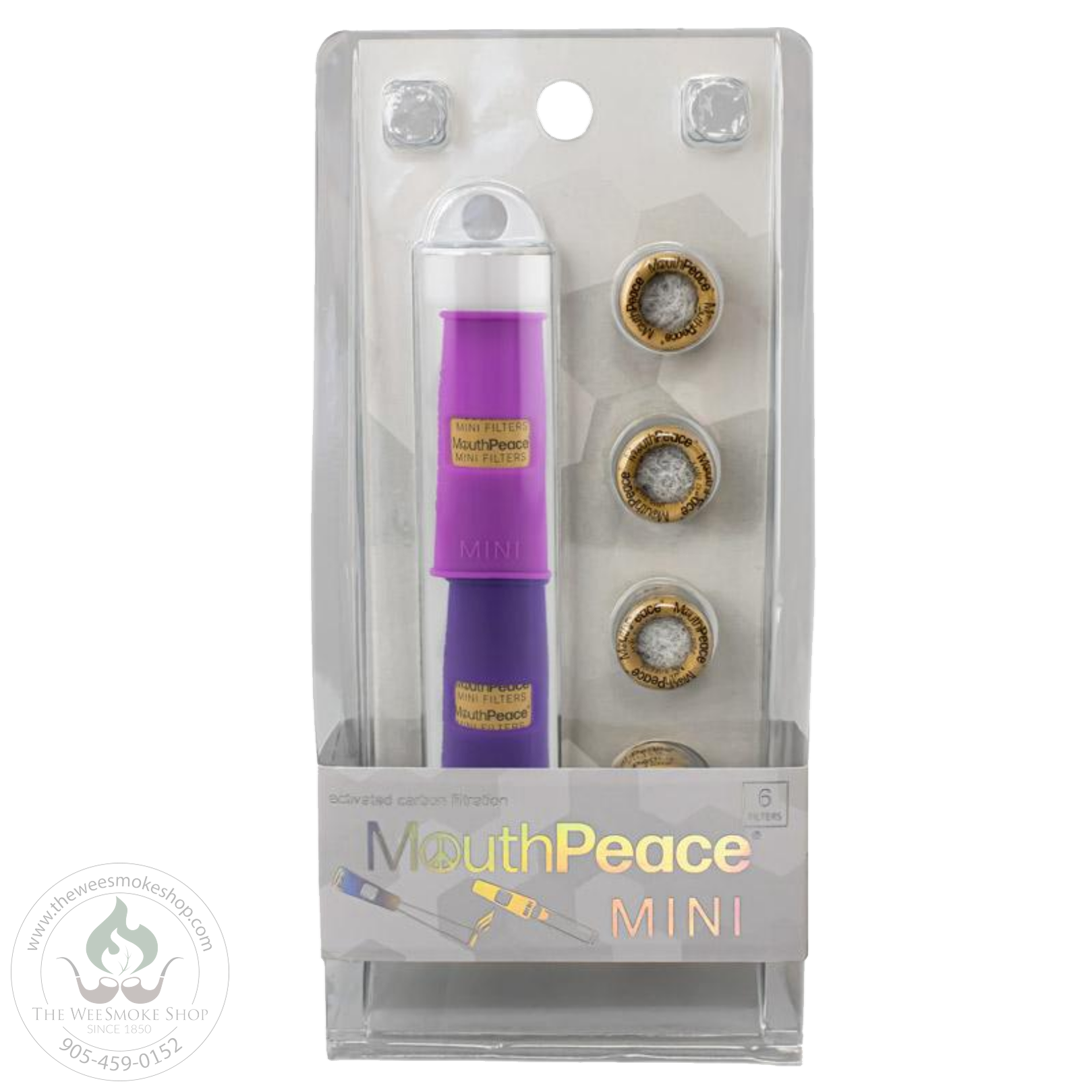 Moose Labs MouthPeace Mini in the color light and dark purple