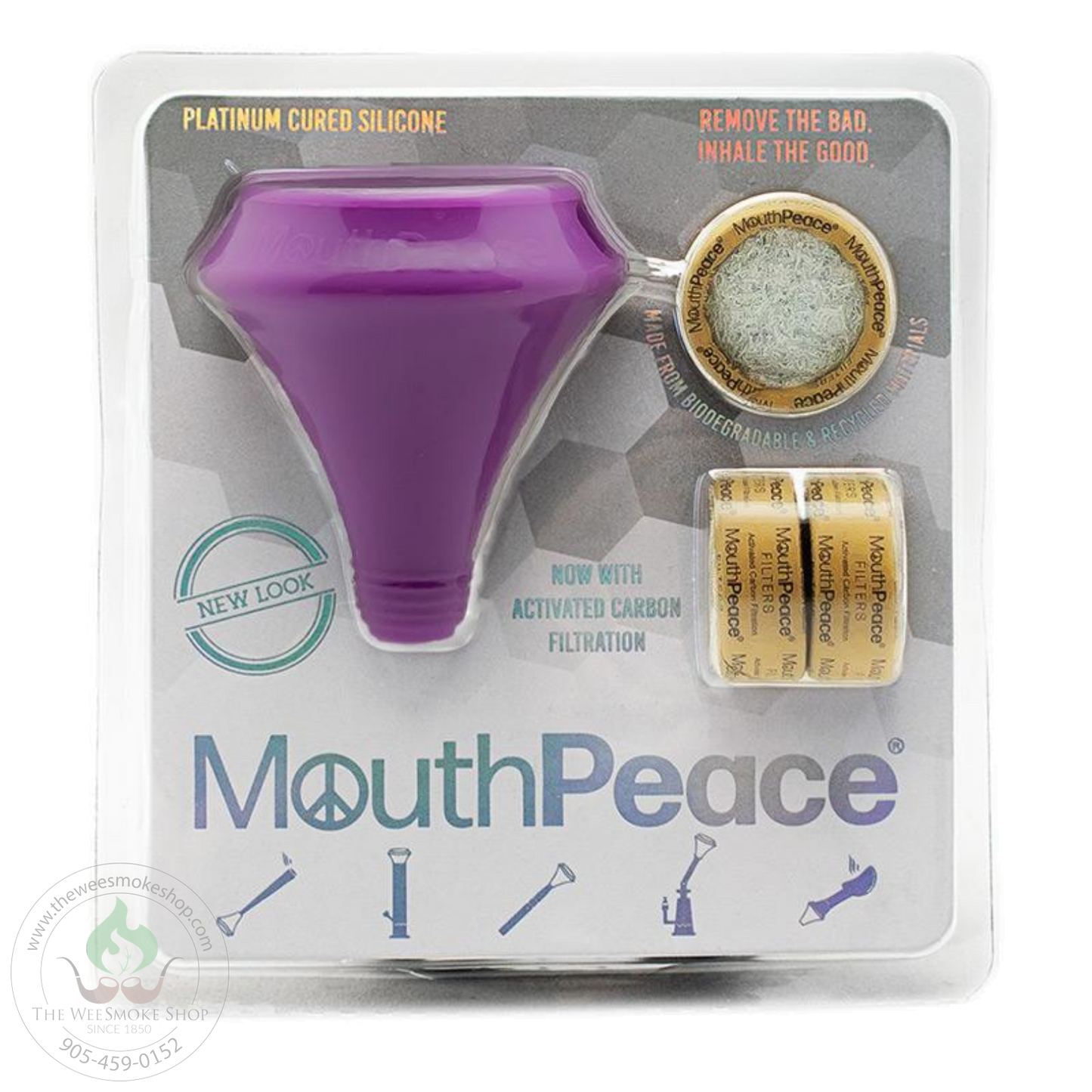 Moose Labs MouthPeace-bong accessory-The Wee Smoke Shop Purple