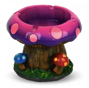 Mushroom Stash Box Ashtray (4")-The Wee Smoke Shop