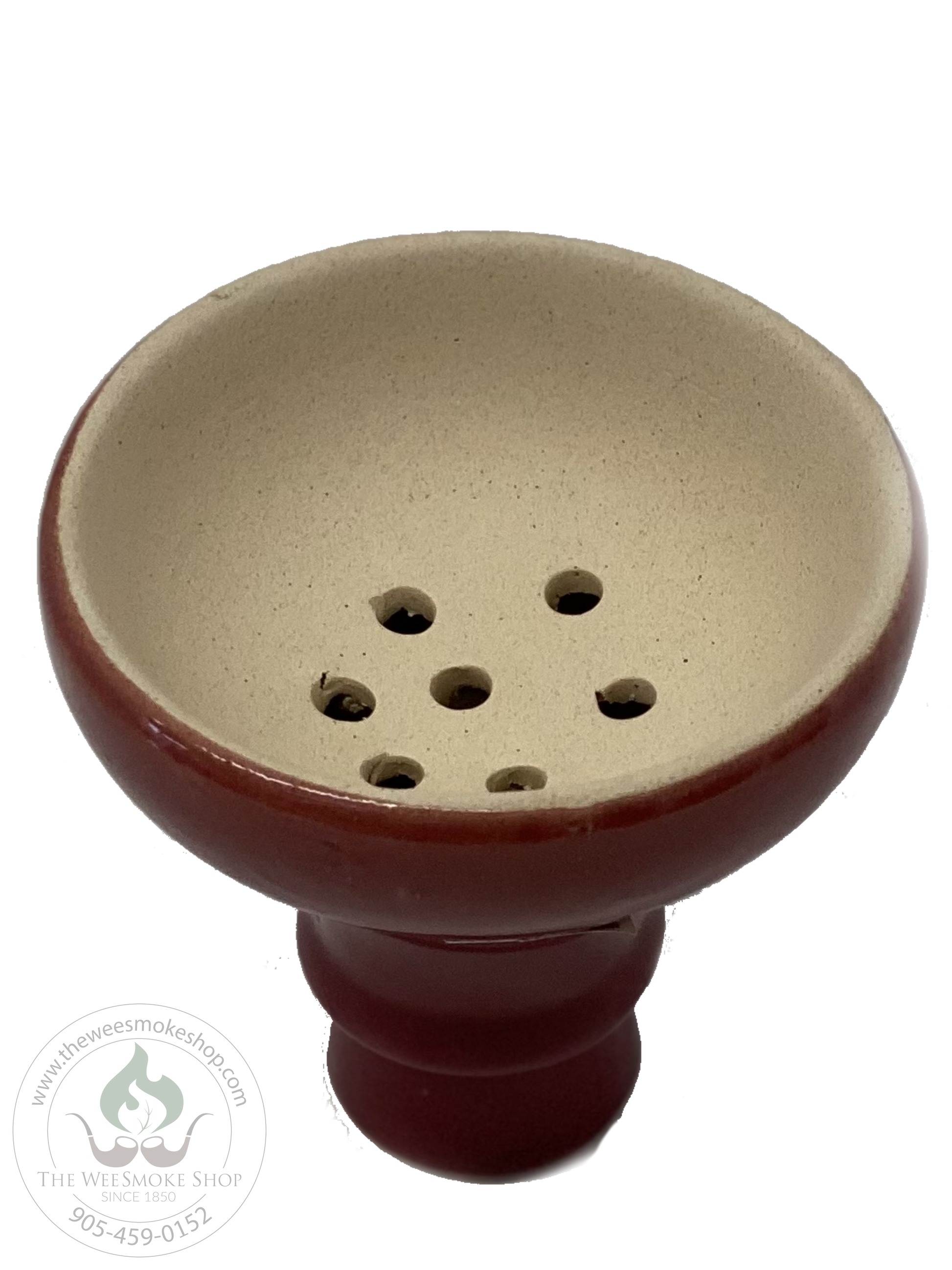 Mya Hk Round Ceramic Bowl-Hookah accessories-The Wee Smoke Shop