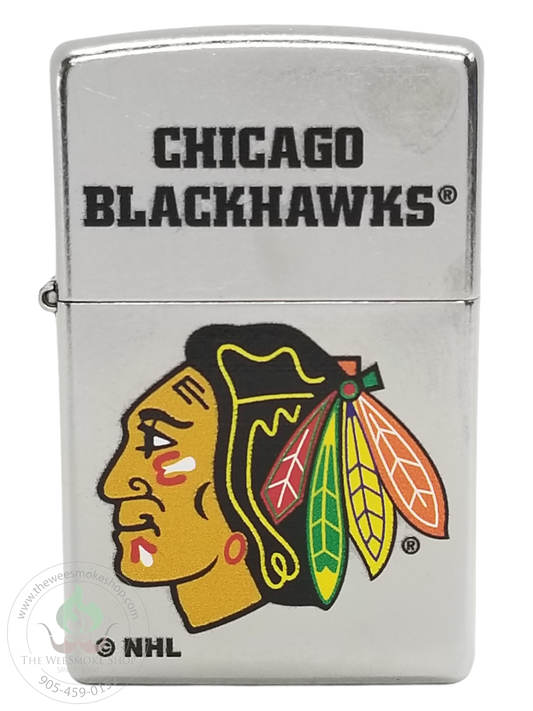 NHL Chicago Blackhawks Zippo Lighter-Zippo Lighter-The Wee Smoke Shop