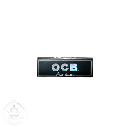 OCB Premium Black Rolling Papers. 1 1/4 size. The Wee Smoke Shop