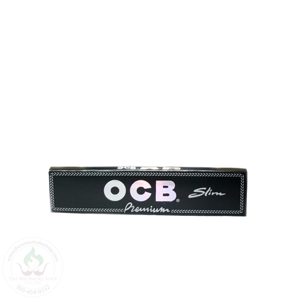 OCB Premium Black Rolling Papers Slim. The Wee Smoke Shop