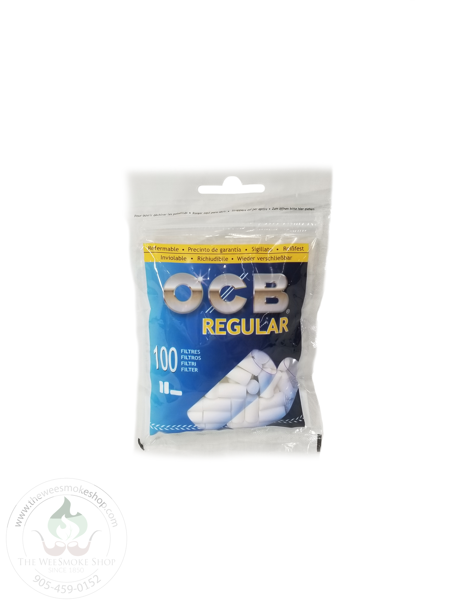 OCB Regular Cotton Filters-roll your own-The Wee Smoke Shop