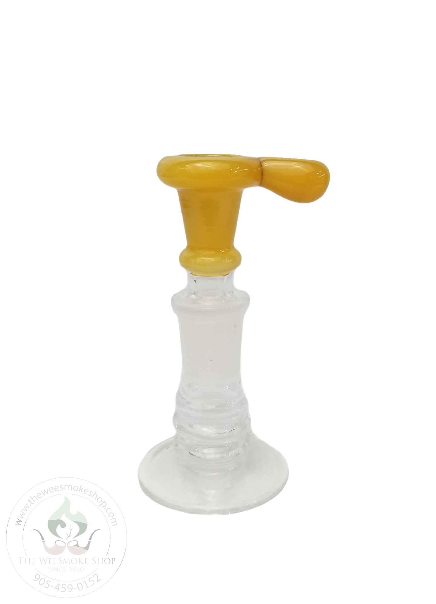 OG Glass bowl (14mm) Solid Colours-Yellow-The Wee Smoke Shop