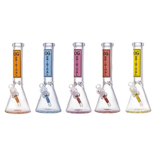 OG 14" 7MM Color Beaker - The Wee Smoke Shop