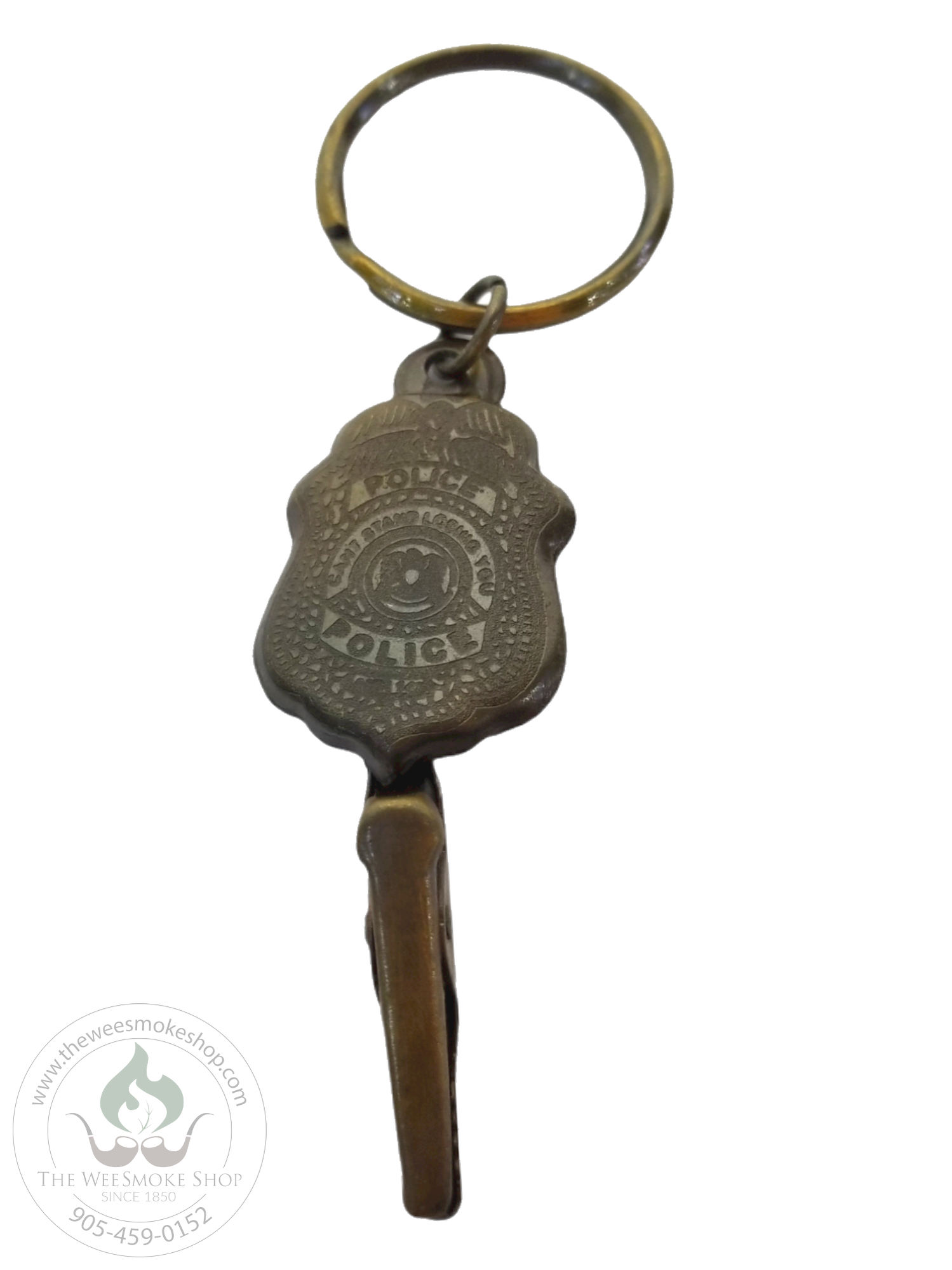 Police Badge Roach Clip-rolling papers-The Wee Smoke Shop