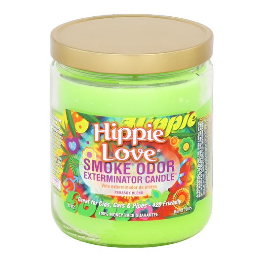 Smoke Odor Exterminator Candle - Hippie Love-The Wee Smoke Shop