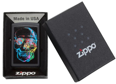Zippo Paint Skull