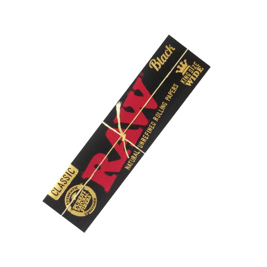 Raw Black King Size Wide Rolling Papers-Raw-The Wee Smoke Shop