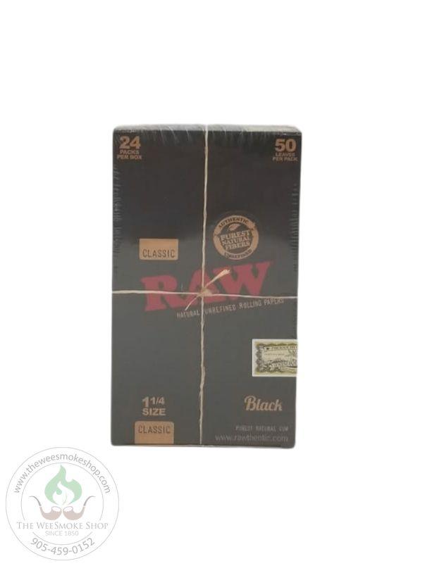 RAW Black Rolling Papers-rolling papers-The Wee Smoke Shop